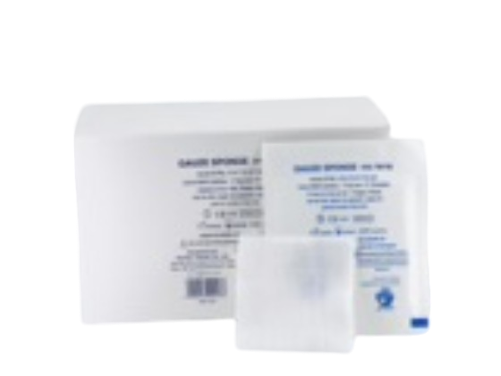 מרפד גזה 7.5 ס"מ 8 שכבות 17 חוט 100 יח' (636)