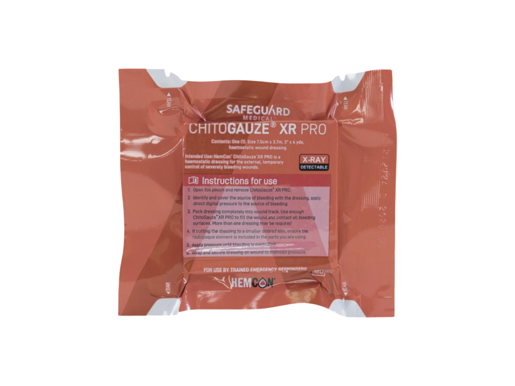 תחבושת המוסטטית 7.5cm *3.7m ChitoGauze® XR Pro