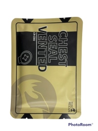 תחבושת אוטמת לפצע חודר בבית החזה rhino chest seal CR-CS01(מקביל אשרמן)