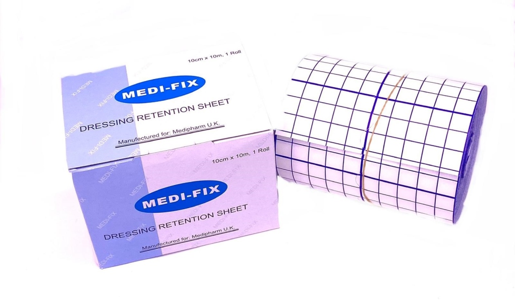 פלסטר סטרץ 10 מטר MEDI fix 10x10 1 roll