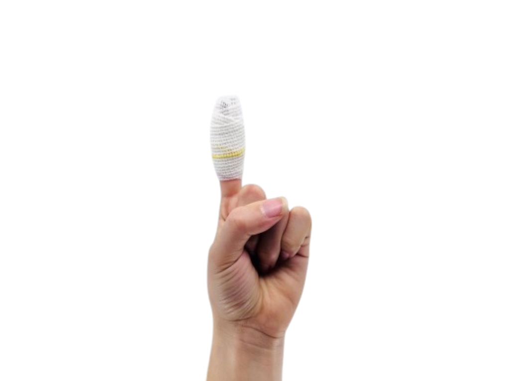 אצבעון חבישה סטרילי פטנט כותנה איכותי DKR