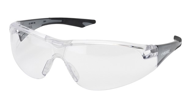 משקפי מגן DELTA AVION עדשה בהירה ראיה פנורמית רחבה,תמיכת אף אנטי סטטי SG18Cblk