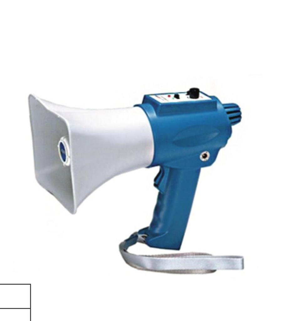 מגאפון AHM-635 CAROL עם הקלטה 10W כחול/לבן