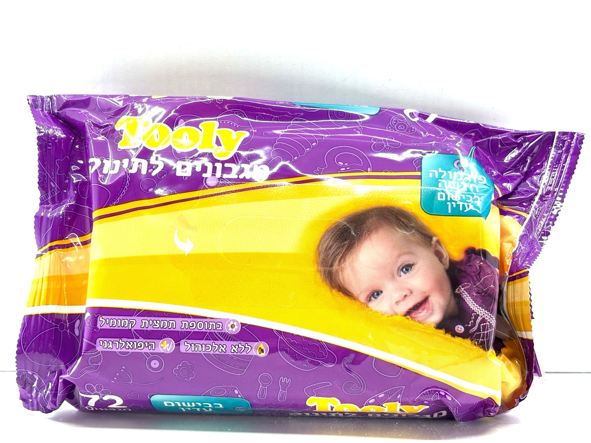 מגבונים באריזה רכה (72 יח')