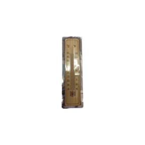 מד חום עץ לקיר - לבדיקת טמפ' בחדר