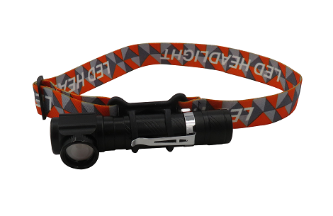 פנס סיירות 800 לומן נטען GRIZLY LED FLASHLIGHT -חודר עשן