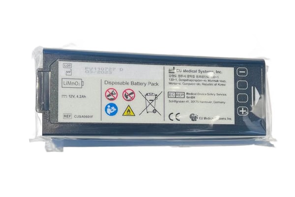 סוללה לדפיברלטור אוטומטי תוצרת CU דגם PAD NF 1200 (שחור)
