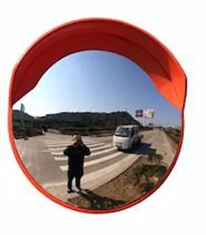 מראה פנוראמית 80 סמ פוליקרבונט- convex mirror-7 kg ABS+PC